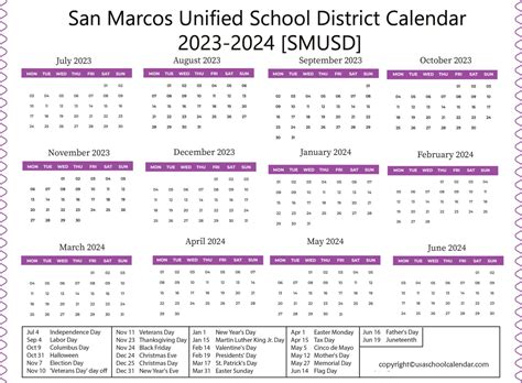 Cal State San Marcos Calendar